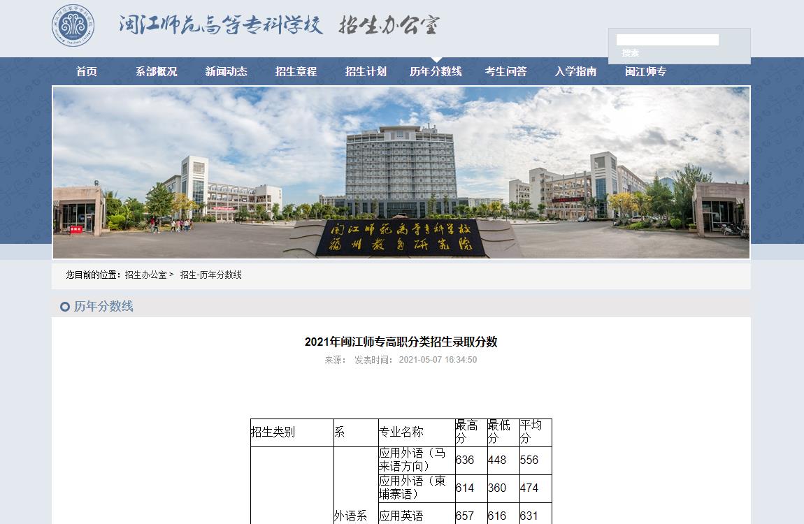 閩江師范專科高等學校(閩江師專官網(wǎng))
